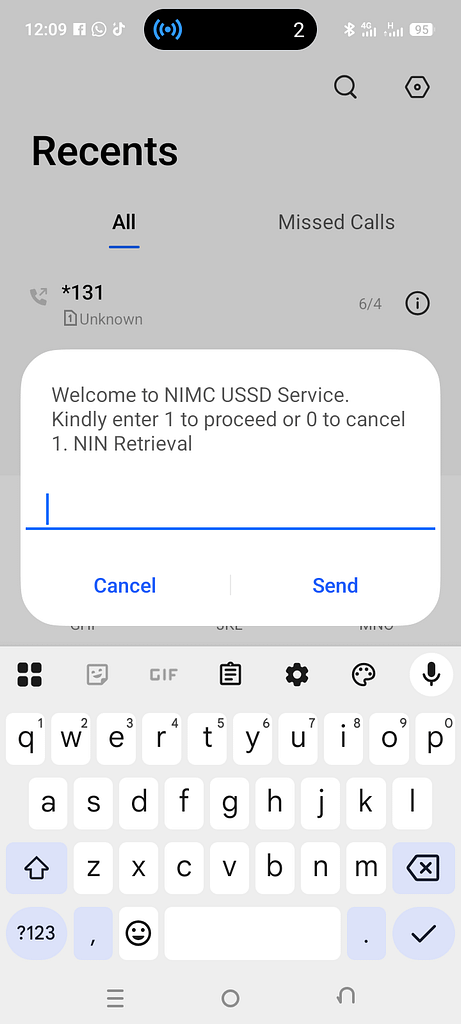 The Universal NIN Code: *346#