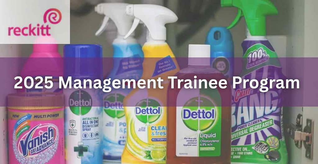 Reckitt Nigeria 2025 Management Trainee Program (Dettol)