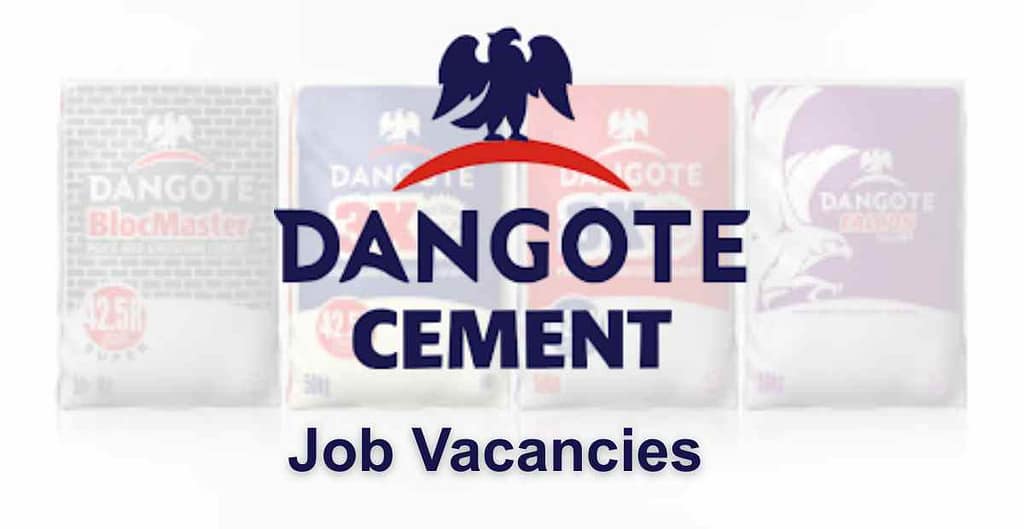 DANGOTE CEMENT PLC HEMM OPERATORS TRAINING PROGRAMME - 2026