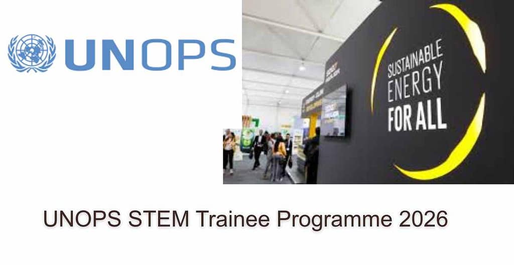 UNOPS STEM Trainee Programme 2026 at SEforALL